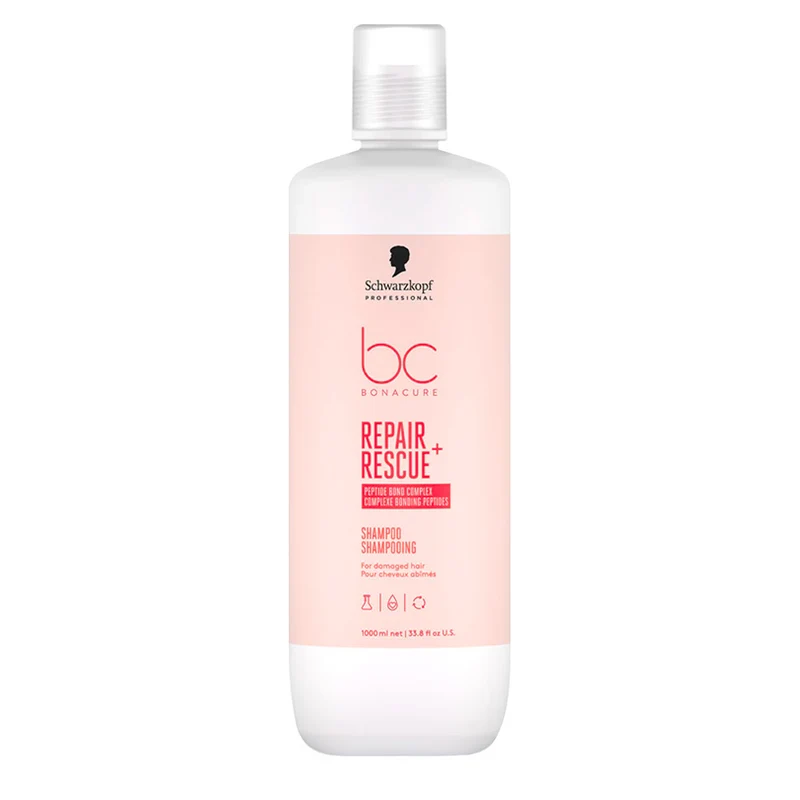 Schwarzkopf Professional BC Bonacure Repair Rescue+ Shampoo 1000ml - shampoo restructurant