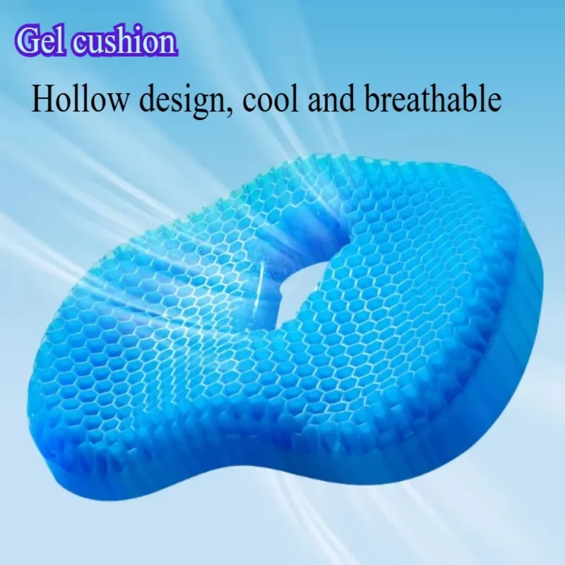 Coussin de Chaise en Gel Nid d’Abeille – Confort Rafraîchissant pour Maison et Bureau