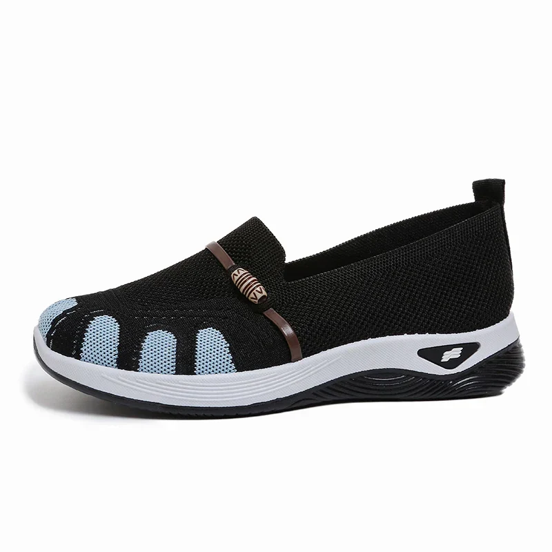 Chaussures Slip-On de Marche à Enfiler en Maille Respirante