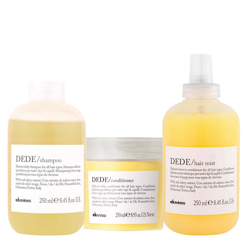 Davines Essential hair care Dede Shampoo 250ml Conditioner 250ml Hair Mist 250ml