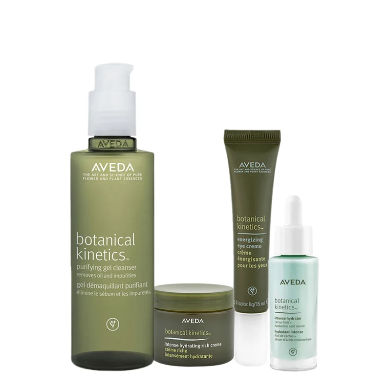 Aveda Botanical Kinetics Purifying Gel Cleanser 150ml Creme 50ml Eye Creme 15ml Hydrator 30ml