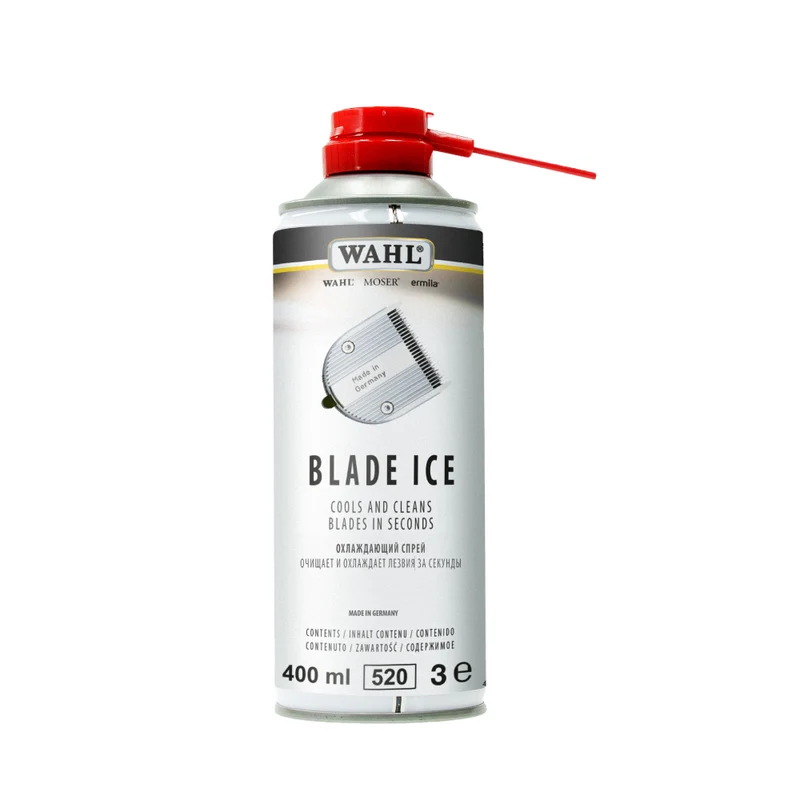 Wahl Blade Ice 400ml - spray pour refroidir, lubrifier et nettoyer les têtes de coupe