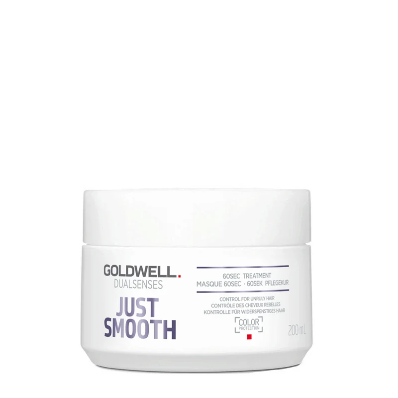 Goldwell Dualsenses Just Smooth 60Sec Treatment 200ml- traitement pour cheveux indisciplinés et crépus