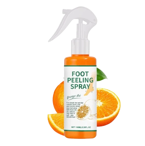 Spray Exfoliant pour Pieds à l'huile d'Orange