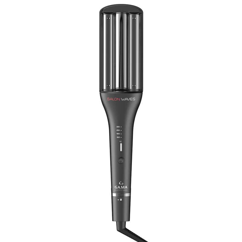 Ga.ma Professional Classic Salon Waves Led - fer à onduler à trois têtes