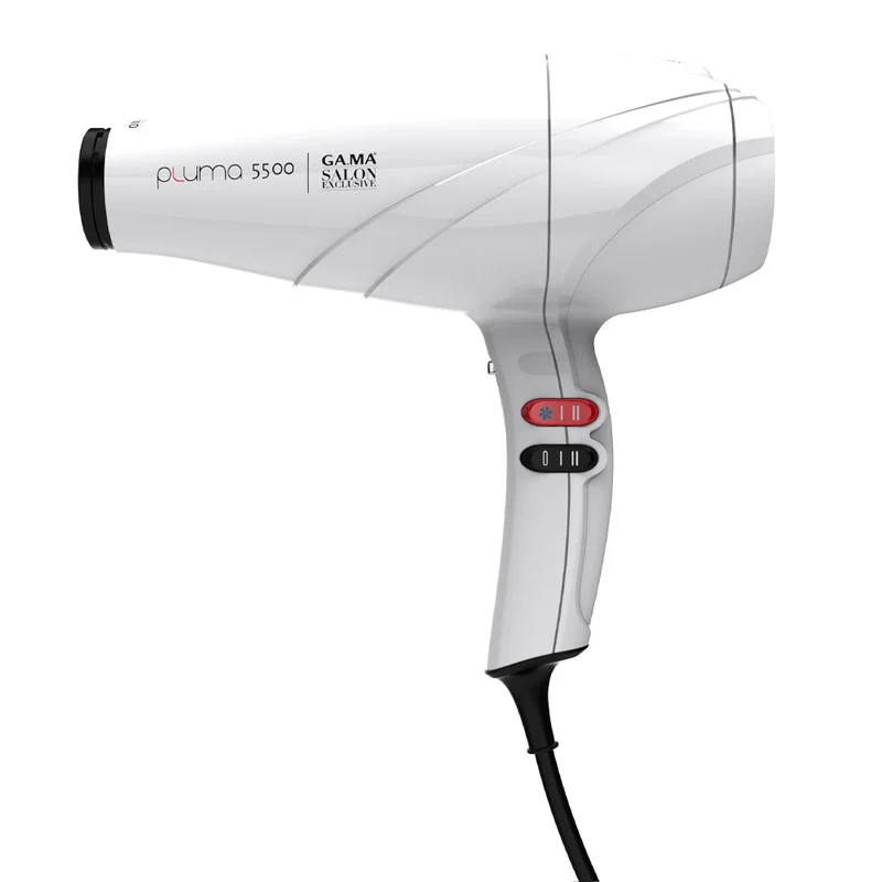 Ga.ma Professional Classic Pluma 5500 Oa Blanc - sèche-cheveux