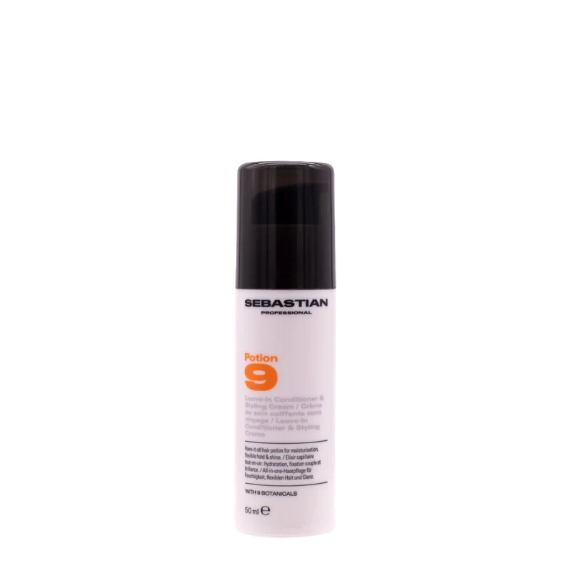 Sebastian Professional Potion 9 Leave-In Conditioner & Styling Cream 50ml- soin hydratant sans rinçage