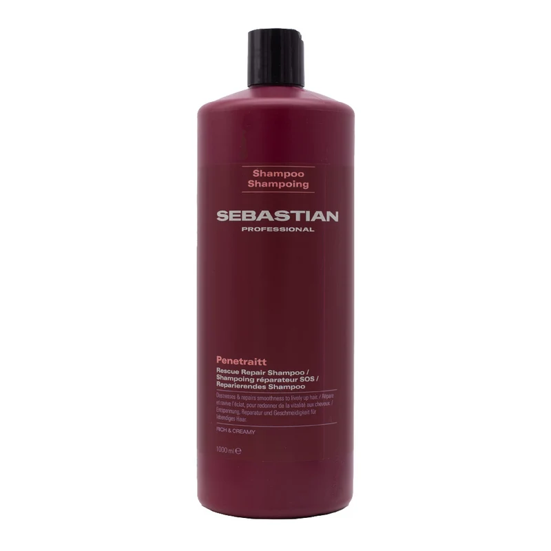Sebastian Professional Penetraitt Rescue Repair Shampoo 1000ml - shampooing nourrissant fortifiant