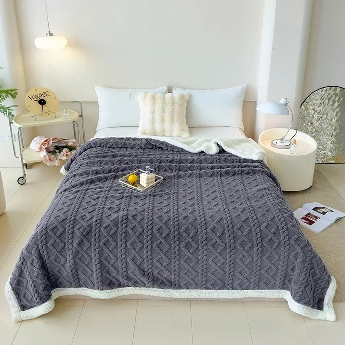 Plaid Molletonné en Flanelle ULTRA Chaud