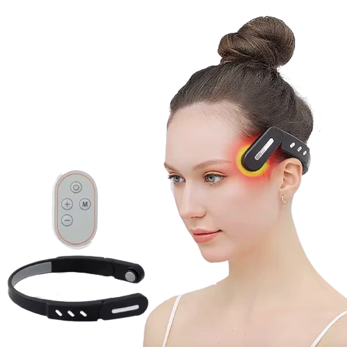 Masseur de Tête Électrique Anti-Migraine Chauffant