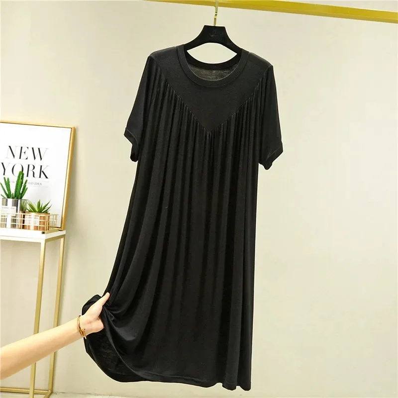 Robe de Nuit Grande Taille en Modal Doux