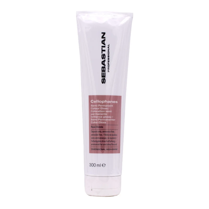 Sebastian Professional Cellophanes Semi-Permanent Color Gloss Rosé Blonde 300ml - gloss brillant semi-permanent