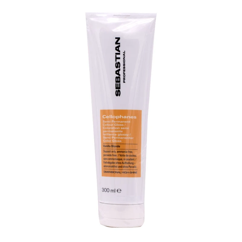 Sebastian Professional Cellophanes Semi-Permanent Colour Gloss Vanilla Blonde 300ml - gloss illuminant semi-permanent