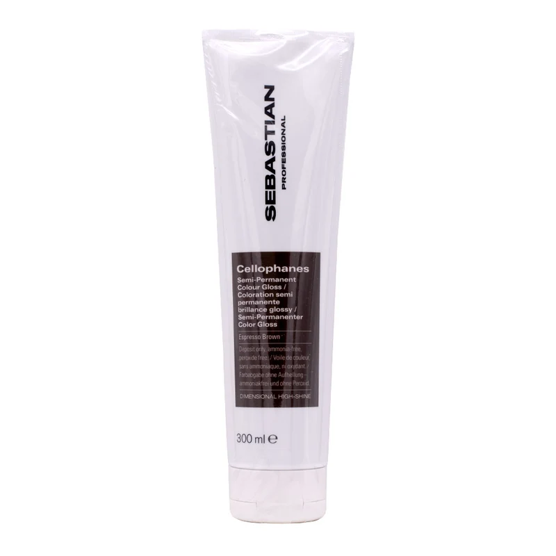 Sebastian Professional Cellophanes Semi-Permanent Colour Gloss Espresso Brown 300ml - gloss illuminant semi-permanent