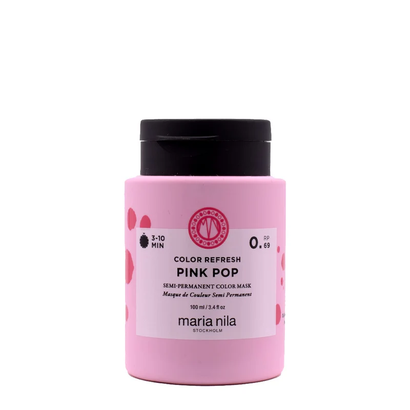 Maria Nila Colour Refresh Pink Pop 100ml - masque colorant