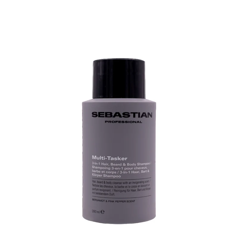 Sebastian Professional Multi-Tasker 3-In-1 Hair Beard & Body Shampoo 280ml - nettoyant 3 en 1