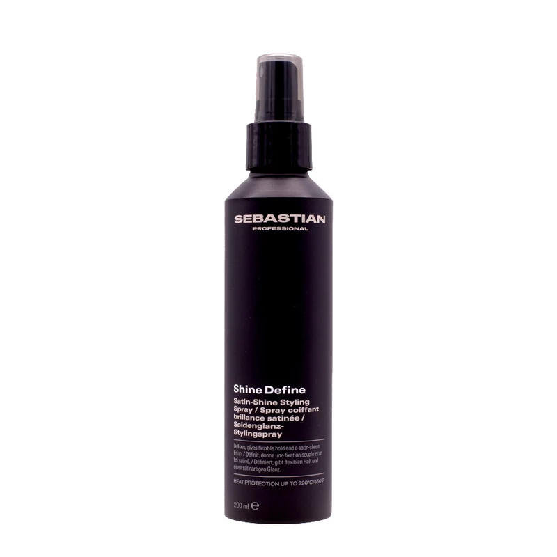 Sebastian Professional Shine Define Satin-Shine Styling Spray 200ml - spray thermoprotecteur illuminateur