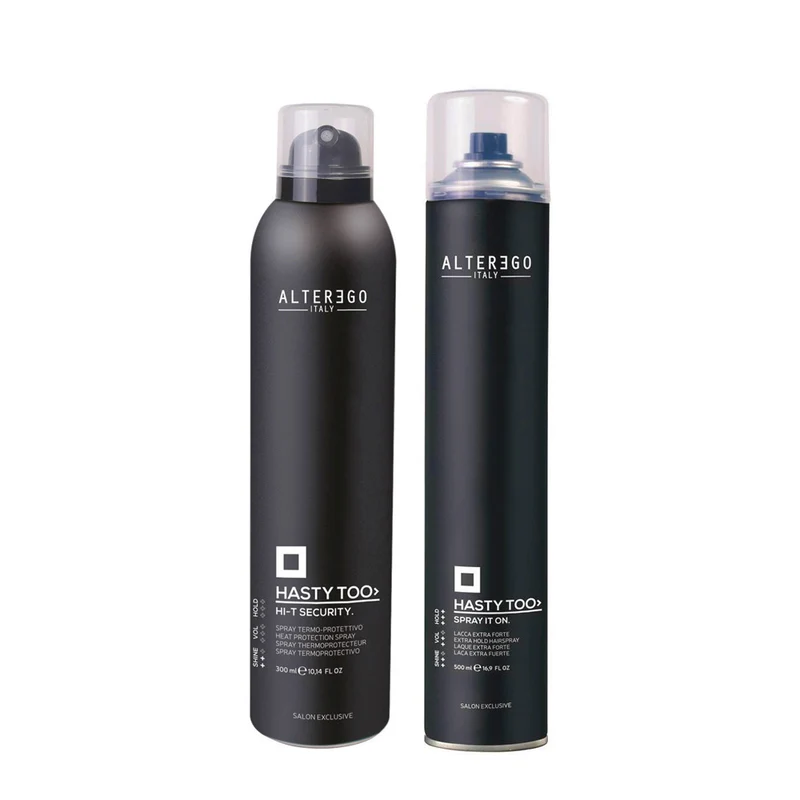 Alterego Styling Spray de protection thermique 300 ml et laque extra forte 500ml