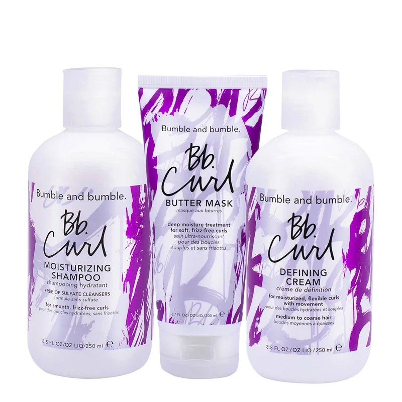 Bumble And Bumble Bb. Curl Shampoo 250ml Butter Mask 200ml Defining Cream 250ml