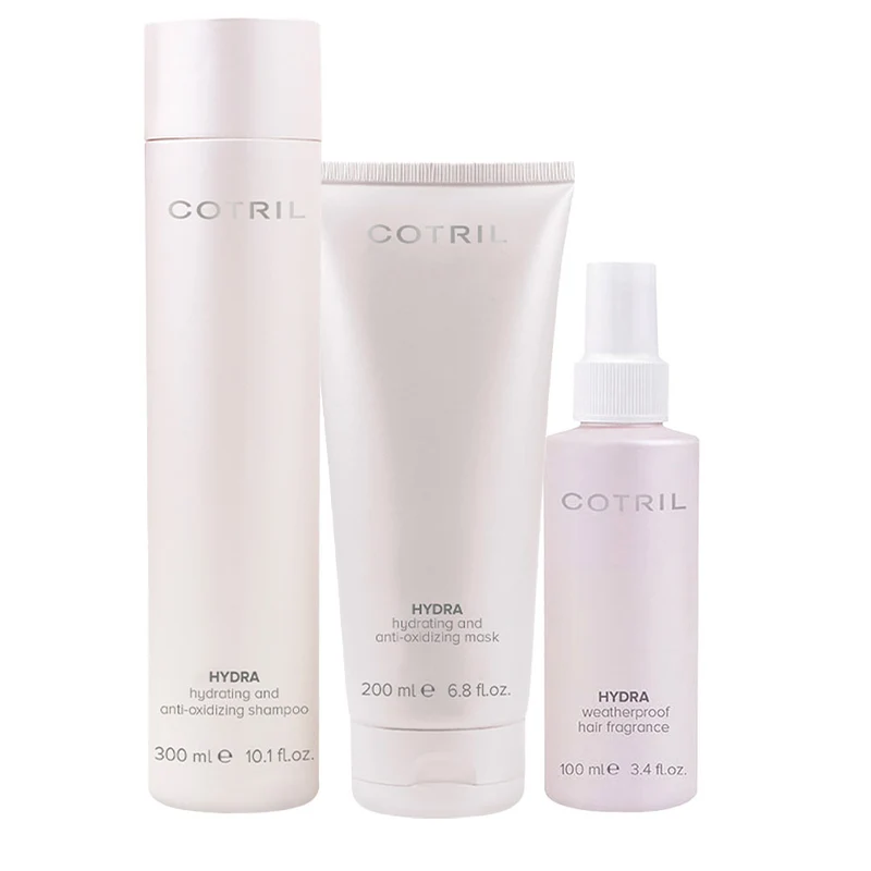 Cotril Hydra Hydrating And Antioxidizing Shampoo 300ml Mask 200ml Weatherproof Hair Fragrance 100ml