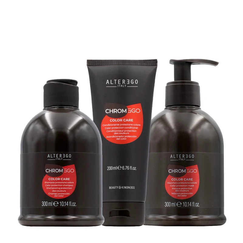 Alterego ChromEgo Color Care Shampoo 300ml Conditioner 200ml Conditioning Cream 300ml