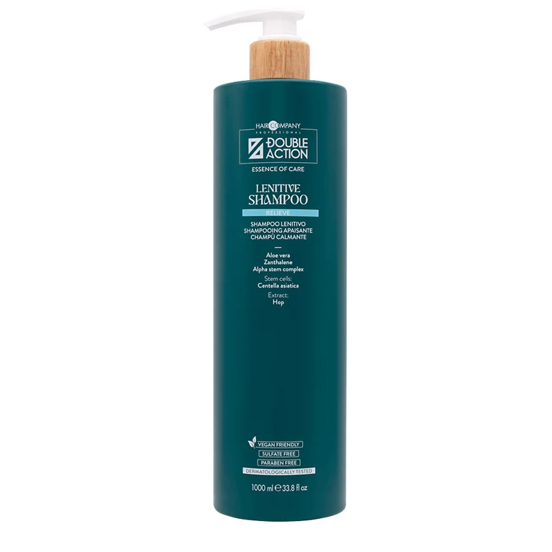 Hair Company Double Action Lenitive Shampoo 1000ml - shampooing apaisant