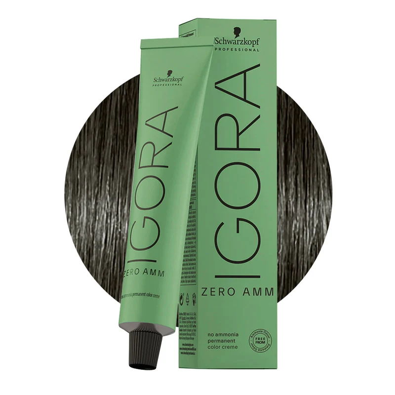 Schwarzkopf Igora Zero Amm 5-21 Brun Clair Cendré 60ml - coloration permanente sans ammoniaque