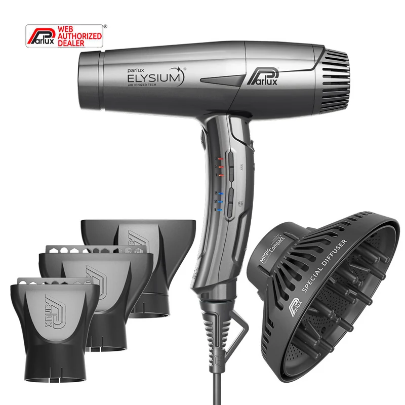 Parlux Elysium + Magic Compact Metal - sèche-cheveux avec diffuseur