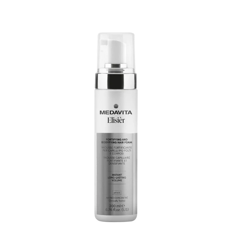 Medavita Cute Elisièr Fortifying And Bodyfying Hair Foam 200ml - mousse fortifiante densifiante