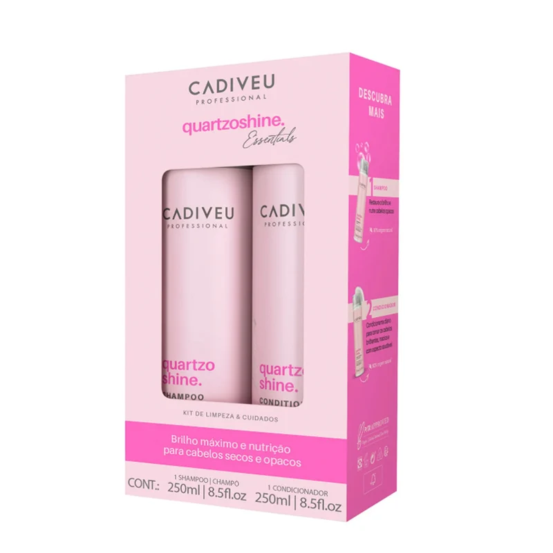 Cadiveu Essentials Quartzo Shine Essentials Kit - kit illuminateur et nourrissant