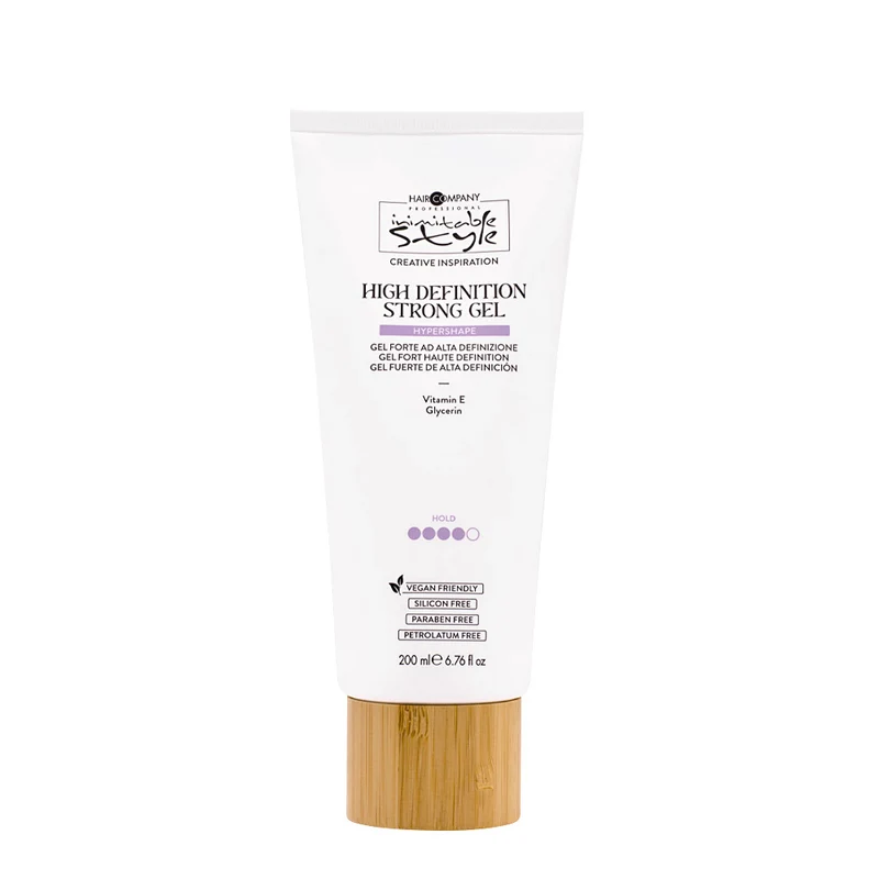 Hair Company Inimitable Style Hypershape High Definition Strong Gel 200ml - gel tenue forte