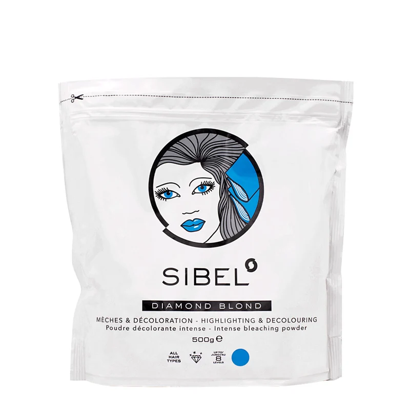 Sibel Diamond Blond Intense Bleaching Powder 500gr - poudre décolorante pour éclaircir et balayage