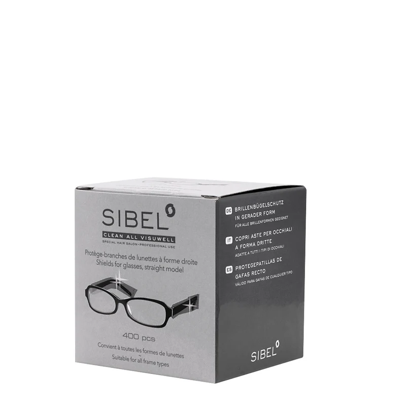 Sibel Clean All Visuwell Shields For Glasses Straight 400pcs - protège-branches pour lunettes