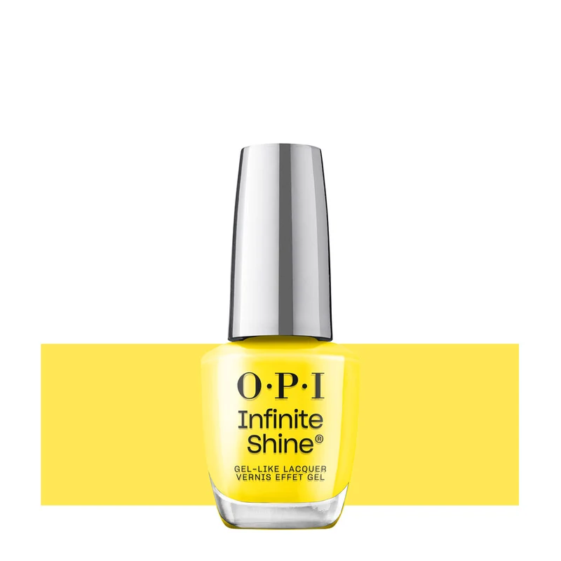 Opi Infinite Shine Summer Collection Sunkissed and Tell 15ml - vernis à ongles jaune longue tenue