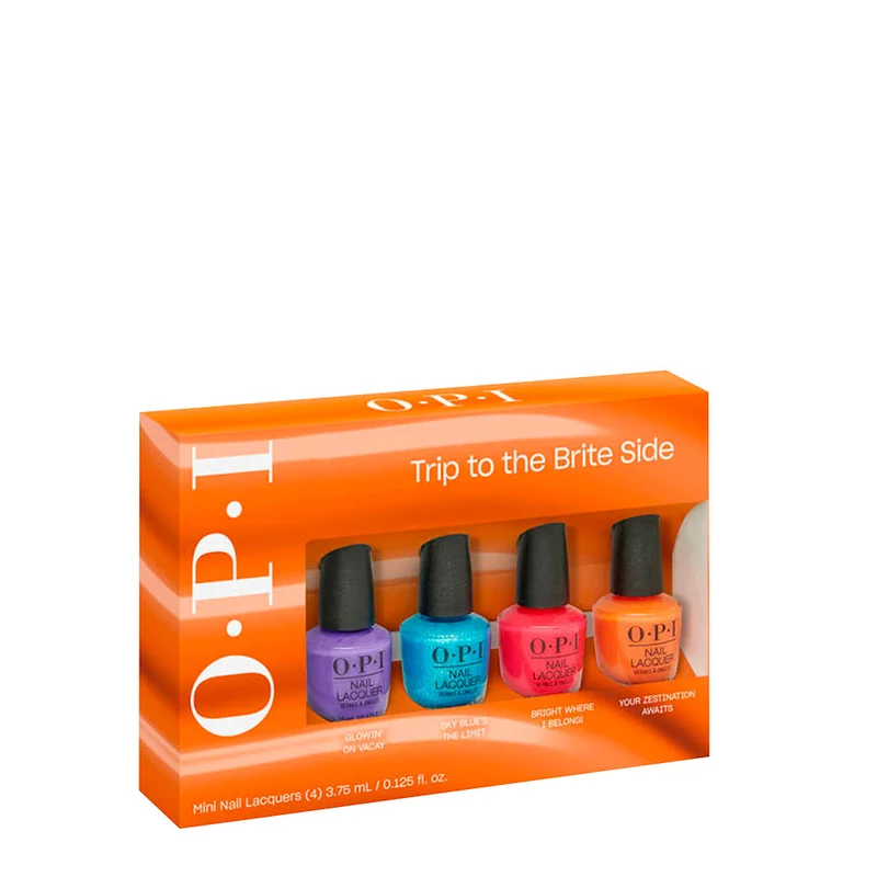 Opi Nail Lacquer Summer Collection Mini Pack 4x3,75ml - coffret mini vernis à ongles