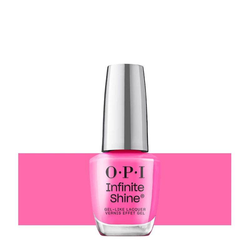 Opi Infinite Shine Summer Collection Beat Goes Neon and On 15ml - vernis à ongles pêche longue tenue