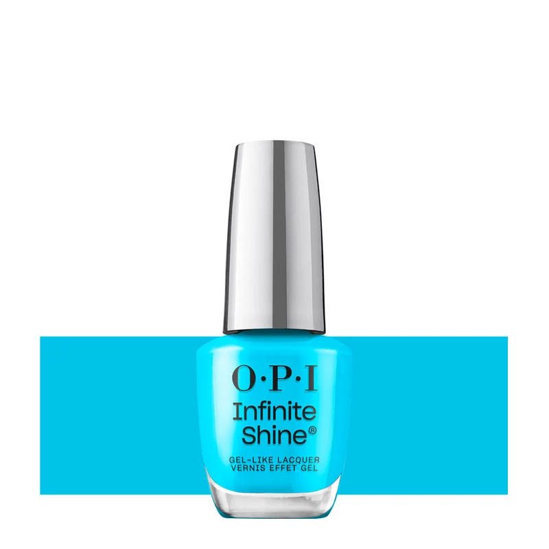 Opi Infinite Shine Summer Collection Beach Party Teal Dawn 15ml - vernis à ongles cobalt longue tenue