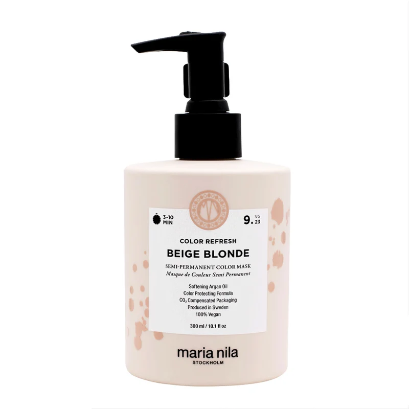 Maria Nila Colour Refresh Beige Blonde 300ml - masque de couleur