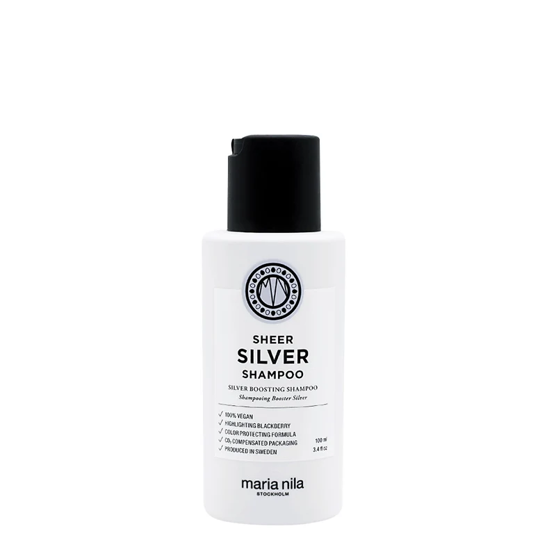 Maria Nila Sheer Silver Shampoo 100ml - shampooing anti-jaunissement