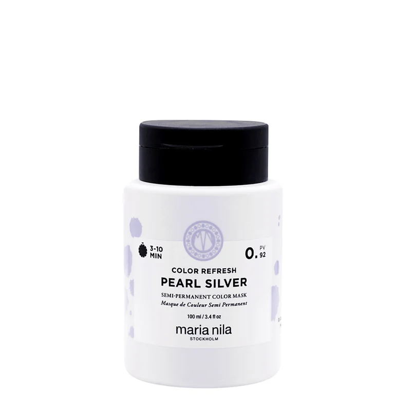 Maria Nila Colour Refresh Pearl Silver 100ml- masque colorant