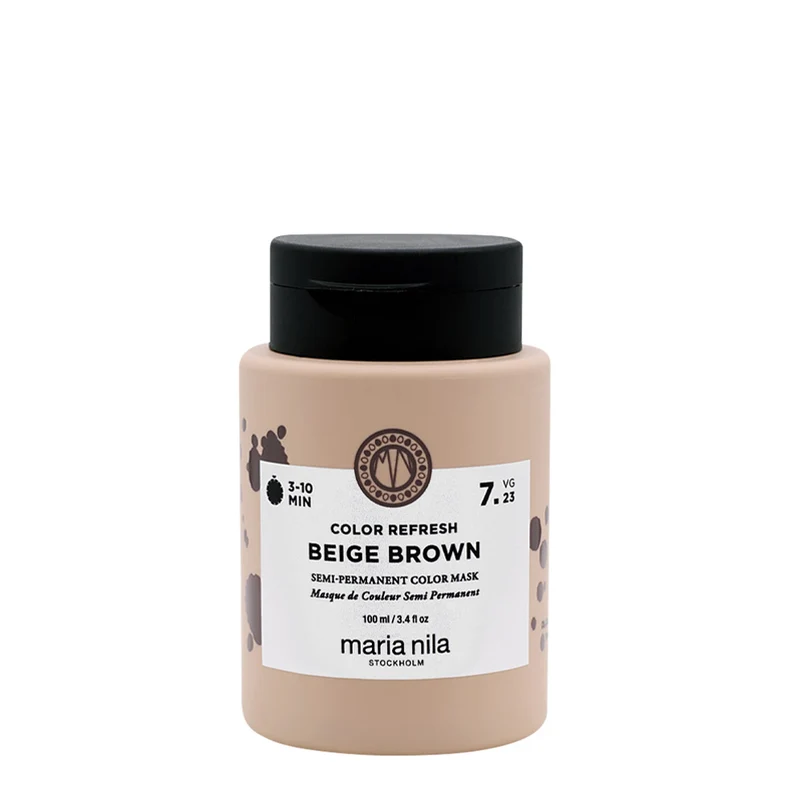 Maria Nila Colour Refresh Beige Brown 100ml - masque de couleur