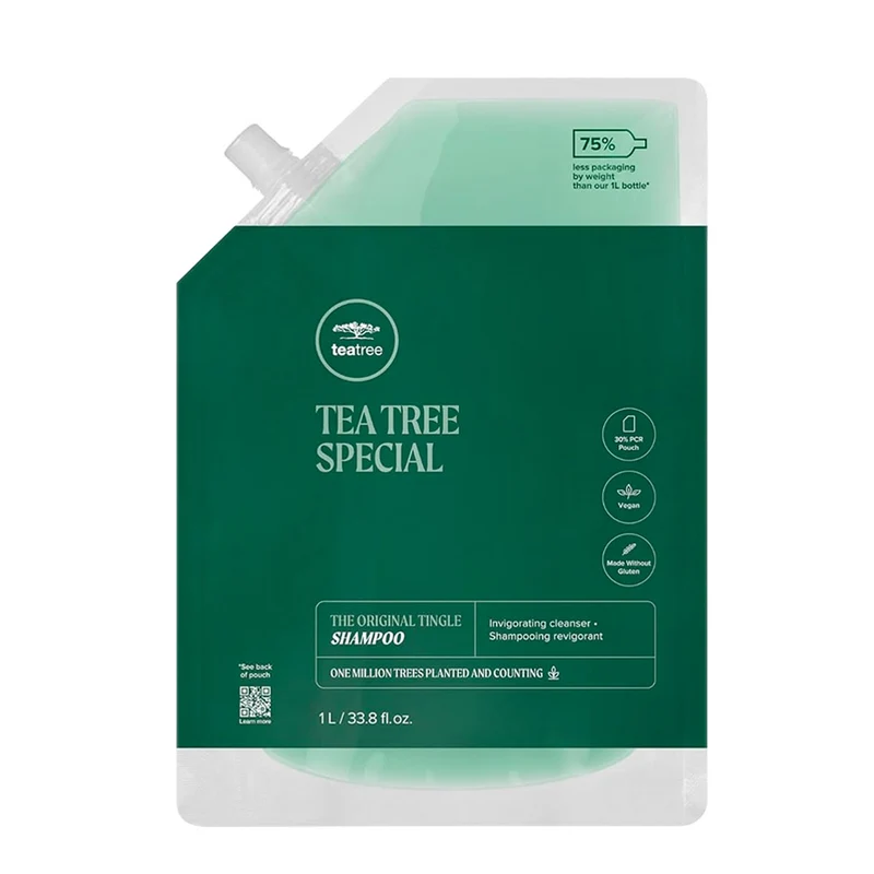 Paul Mitchell Tea Tree Special The Original Tingle Shampoo 1000ml - éco-recharge shampooing