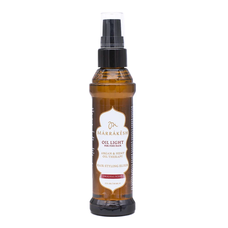 Marrakesh Oil Light Hair styling elixir 60ml - huile hydratante légère pour cheveux fins