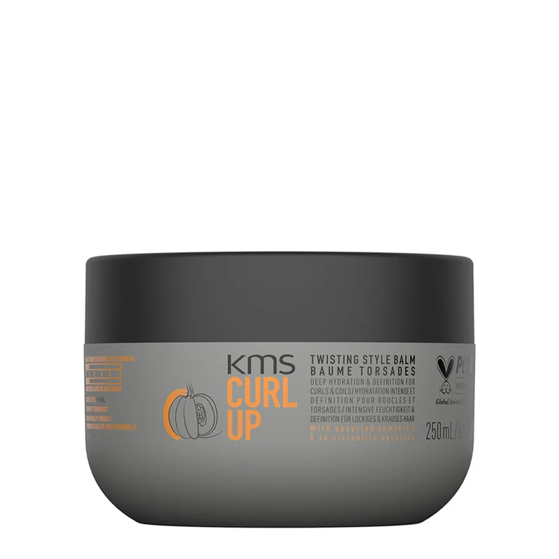 Kms Curl Up Twisting Style Balm 250ml - soin hydratant cheveux bouclés et ondulés