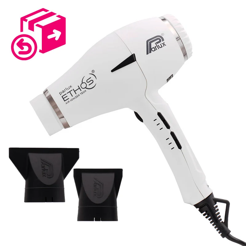 Hair Gallery Resi Come Nuovi Parlux Ethos Air Ionizer Tech White - imballaggio interno ed esterno danneggiati