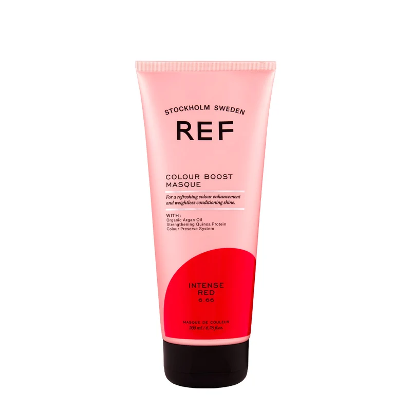 Stockholm Sweden Ref Colour Boost Masque Intense Red 200ml - masque colorant cheveux