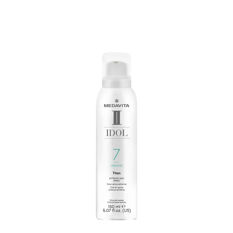 Medavita Idol Creative Titan Extreme Crystal Finish Spray 150ml - cire en spray extrême