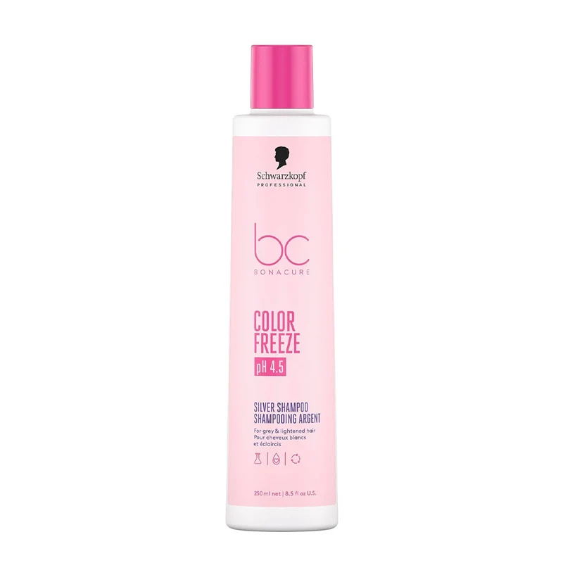 Schwarzkopf Professional BC Bonacure Color Freeze Silver Shampoo pH 4.5 250ml - shampooing cheveux blonds