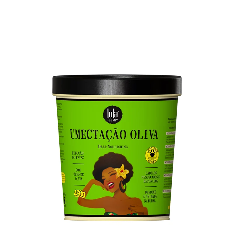 Lola From Rio Umectação Oliva Deep Nourishing Máscara 450gr- masque super hydratant cheveux secs et abîmés