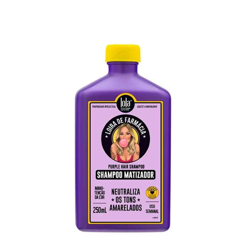 Lola From Rio Loira De Farmácia Shampoo Matizador 250ml - shampooing anti-jaunissement